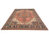 9x12 Rust Blue Aryana Afghan Hand Knotted Veg Dye Wool Area Rug