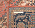 9x12 Rust Blue Aryana Afghan Hand Knotted Veg Dye Wool Area Rug