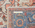 Alfombra afgana Aryana de lana teñida con vegetales, anudada a mano, de 9 x 12 pulgadas, color gris y azul