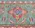 4x6 Green Kuba Afghan Hand Knotted Wool Area Rug
