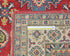 4x6 Red Kuba Afghan Hand Knotted Wool Area Rug