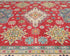 8x10 Red Kuba Afghan Hand Knotted Wool Area Rug