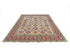 8x10 Beige Kuba Afghan Hand Knotted Wool Area Rug