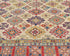 8x10 Beige Kuba Afghan Hand Knotted Wool Area Rug