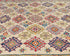 8x10 Beige Kuba Afghan Hand Knotted Wool Area Rug