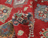 9x12 Red Kuba Afghan Hand Knotted Wool Area Rug