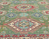 9x12 Green Kuba Afghan Hand Knotted Wool Area Rug