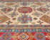 10x14 Beige Kuba Afghan Hand Knotted Wool Area Rug
