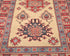 10 Ft Beige Kuba Afghan Hand Knotted Wool Runner Rug
