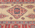 10 Ft Beige Kuba Afghan Hand Knotted Wool Runner Rug