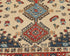3x5 Beige Kuba Afghan Hand Knotted Wool Area Rug