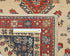 3x5 Beige Kuba Afghan Hand Knotted Wool Area Rug
