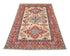 3x5 Beige Kuba Afghan Hand Knotted Wool Area Rug