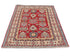3x5 Red Kuba Afghan Hand Knotted Wool Area Rug