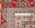 3x5 Red Kuba Afghan Hand Knotted Wool Area Rug