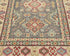 3x5 Gray Kuba Afghan Hand Knotted Wool Area Rug