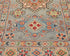 3x5 Gray Kuba Afghan Hand Knotted Wool Area Rug