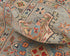 3x5 Gray Kuba Afghan Hand Knotted Wool Area Rug