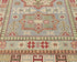 4x6 Gray Kuba Afghan Hand Knotted Wool Area Rug