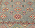 4x6 Gray Kuba Afghan Hand Knotted Wool Area Rug