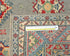 4x6 Gray Kuba Afghan Hand Knotted Wool Area Rug