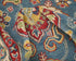 4x6 Blue Kuba Afghan Hand Knotted Wool Area Rug