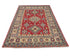 4x6 Red Kuba Afghan Hand Knotted Wool Area Rug