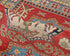 4x6 Red Kuba Afghan Hand Knotted Wool Area Rug