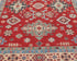 5x7 Red Kuba Afghan Hand Knotted Wool Area Rug