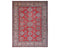 8x10 Red Kazak Afghan Hand Knotted Geometric Wool Area Rug