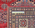 8x10 Red Kazak Afghan Hand Knotted Geometric Wool Area Rug