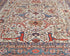 Alfombra afgana Aryana de lana teñida con tinte vegetal, anudada a mano, color gris, 9 x 12