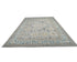 10x13 Ft Gray Kazak Afghan Hand Knotted Traditional Wool Area Rug