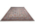 10x13 Gray Kazak Afghan Hand Knotted Geometric Wool Area Rug