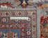 10x13 Gray Kazak Afghan Hand Knotted Geometric Wool Area Rug