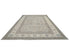 10x14 Kazak Gray Afghan Hand Knotted Geometric Wool Area Rug