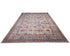 10x13 Gray Kazak Afghan Hand Knotted Geometric Wool Area Rug
