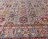 10x13 Gray Kazak Afghan Hand Knotted Geometric Wool Area Rug