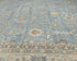 13x18 Zeigler Blue Gray Afghan Hand Knotted Wool Area Rug