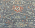 8 Ft Charcoal Gray Oushak Turkish Handmade Traditional Soft Wool Runner Rug