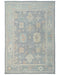 10x14 Gray Oushak Turkish Hand Knotted Soft Wool Area Rug