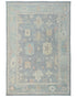 10x14 Gray Oushak Turkish Hand Knotted Soft Wool Area Rug