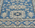 3x5 Feet Blue Kazak Afghan Hand Knotted Geometric Wool Area Rug