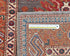 3x5 Gray Rust Kazak Afghan Hand Knotted Traditional Wool Area Rug