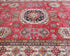 6x9 Red Kazak Afghan Hand Knotted Traditional Wool Area Rug
