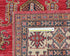 6x9 Red Kazak Afghan Hand Knotted Traditional Wool Area Rug