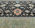 12x15 Feet Ziegler Black Green Afghan Hand Knotted Wool Area Rug