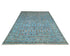 8x10 Blue Khurgeen Afghan Hand Knotted Wool Area Rug