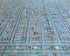 8x10 Blue Khurgeen Afghan Hand Knotted Wool Area Rug