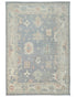 10x14 Gray Oushak Turkish Hand Knotted Soft Wool Area Rug